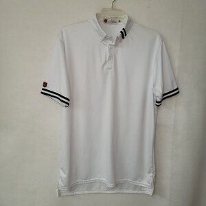 Iliac‎ Golf Polo Shirt Mens XXL/2XL White Performance Polo 17 Moisture Wicking